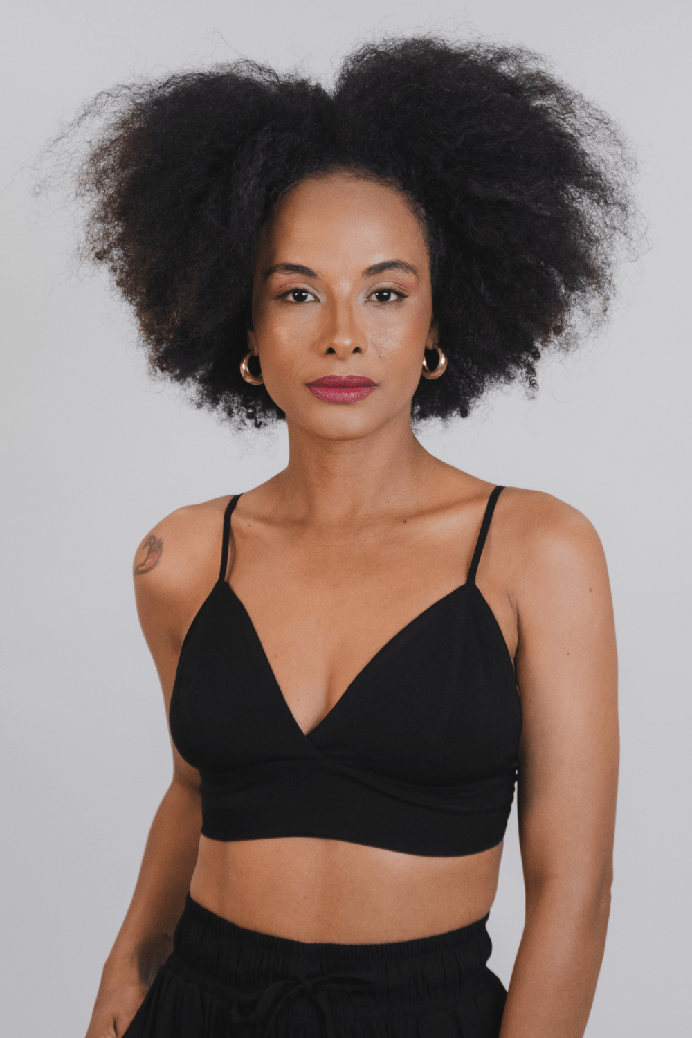 Cropped Abraço Preto