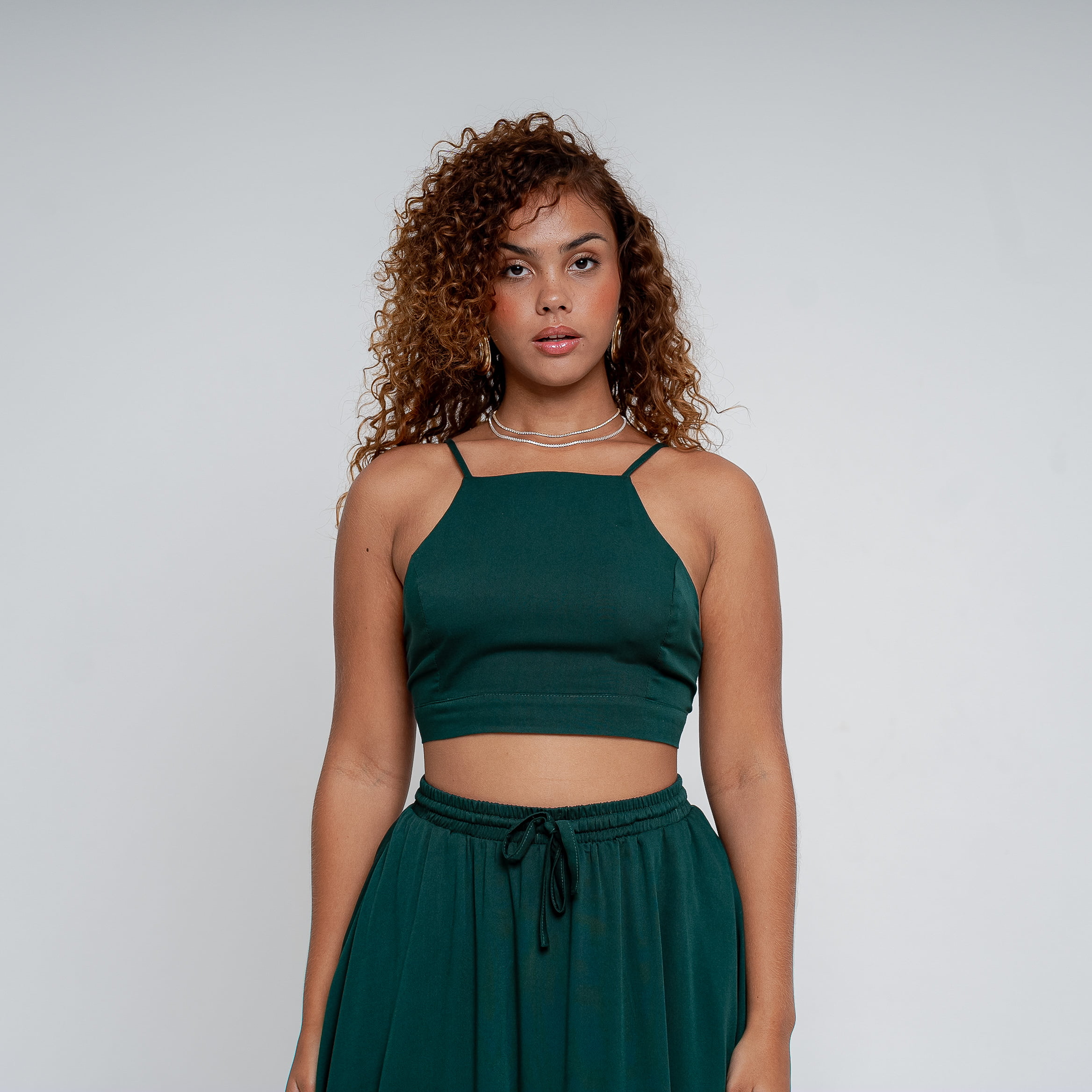 Cropped Unic Verde Escuro