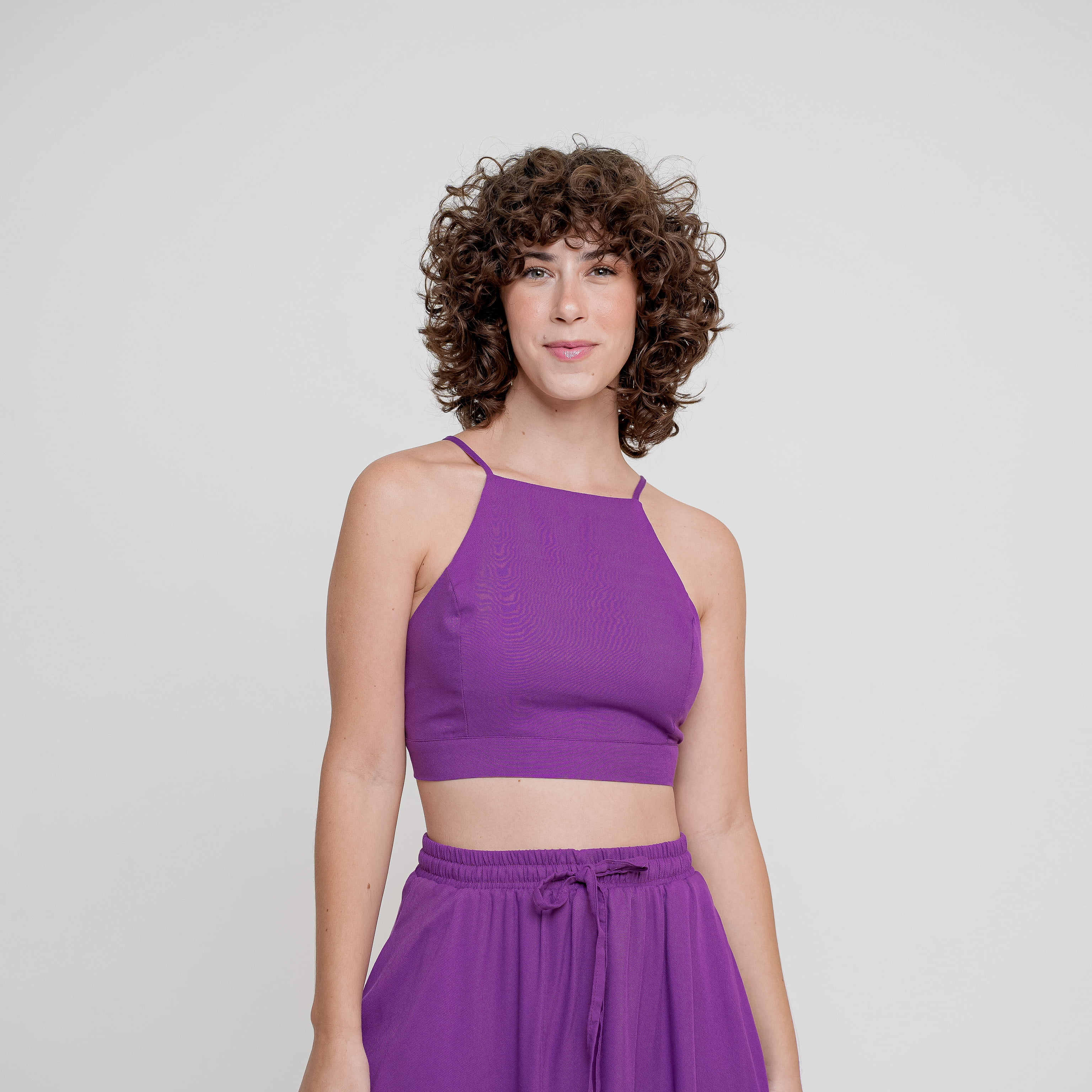 Cropped Unic Roxo