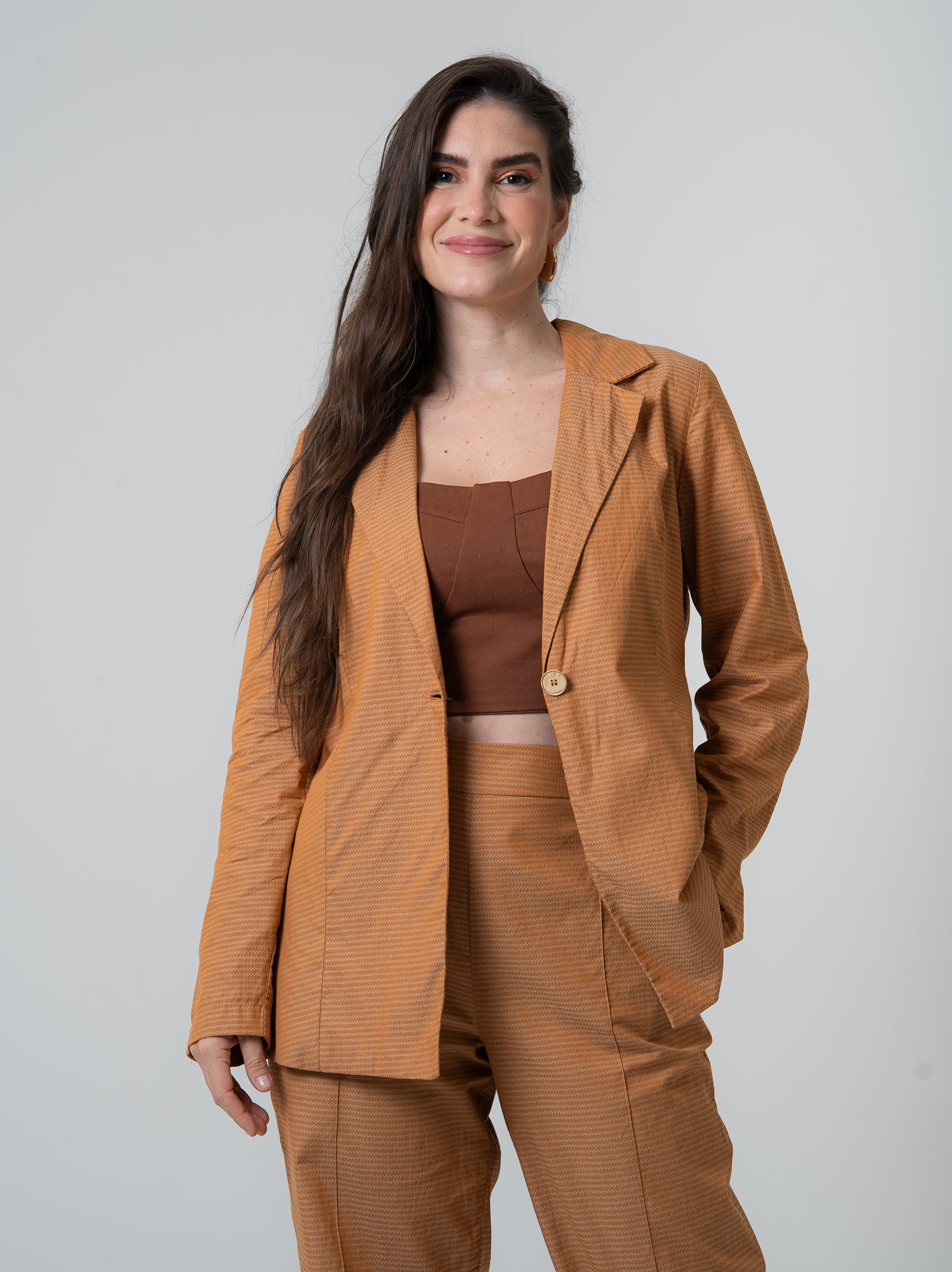 Blazer Aconchego Mostarda