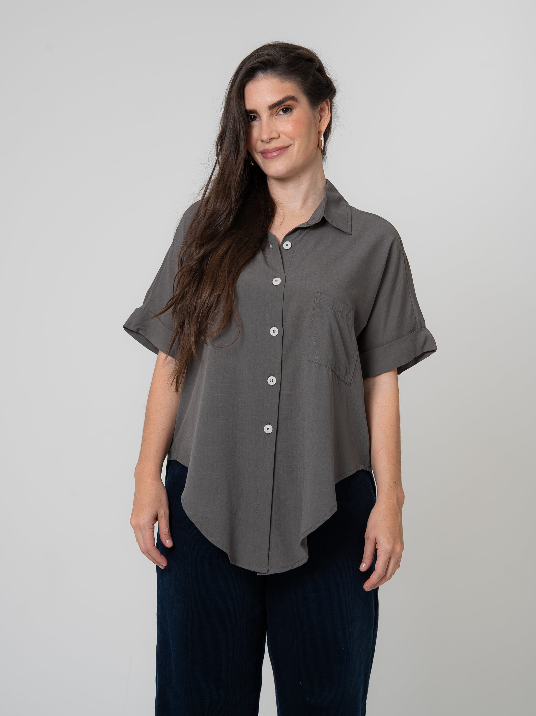 Camisa Bairrista Cinza