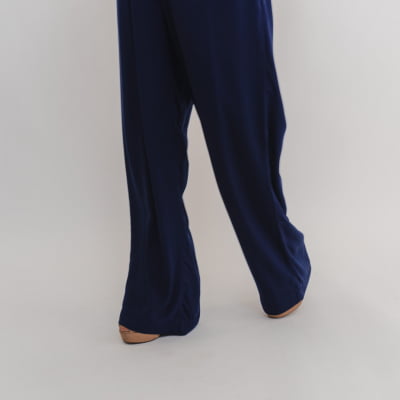 Calça Pantalona Aura Azul Marinho
