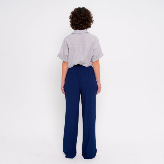 Calça Pantalona Aura Marinho