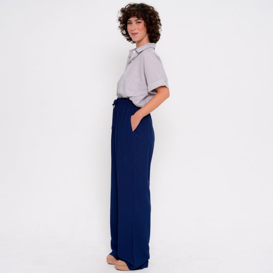 Calça Pantalona Aura Marinho