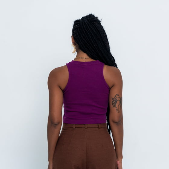 Cropped Classic Roxo