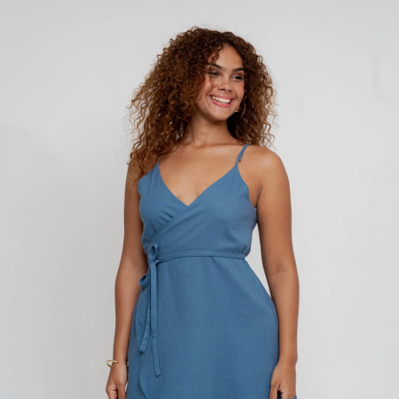 Vestido Brisa Azul