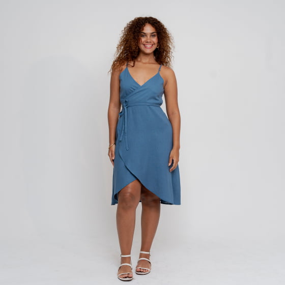 Vestido Brisa Azul