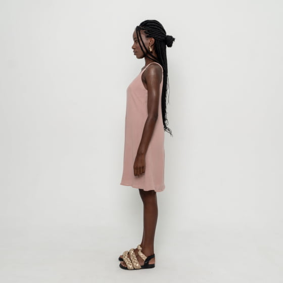 Vestido Sossego Rosé 