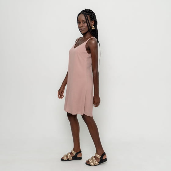 Vestido Sossego Rosé 