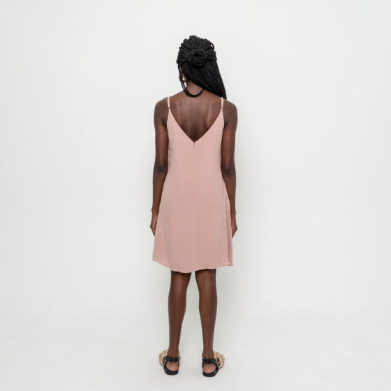 Vestido Sossego Rosé 