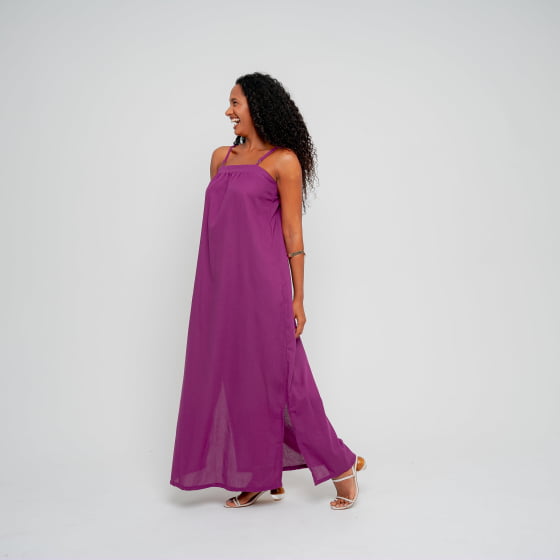 Vestido Fluir Roxo