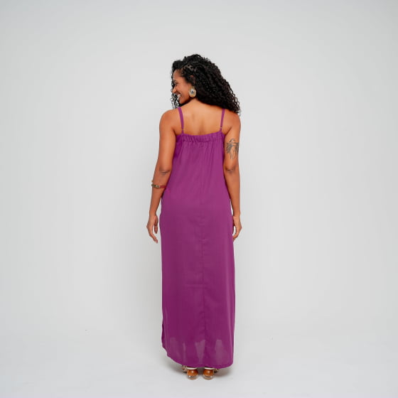 Vestido Fluir Roxo