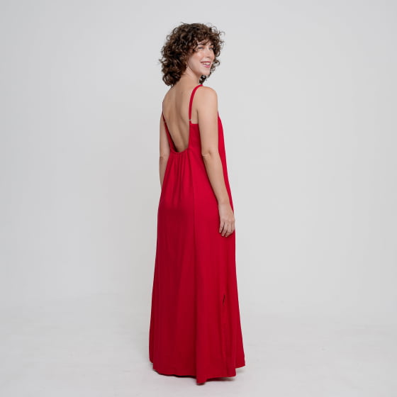 Vestido Liberdade Vermelho