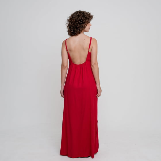 Vestido Liberdade Vermelho