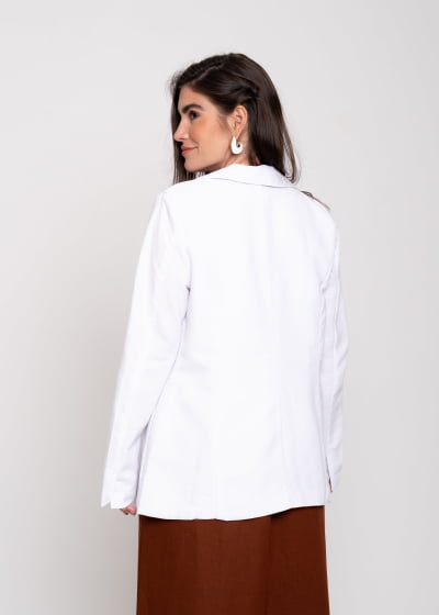 Blazer Aconchego Branco // Tecido sustentável 