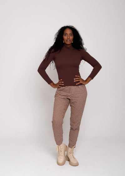 Blusa Afago Marrom
