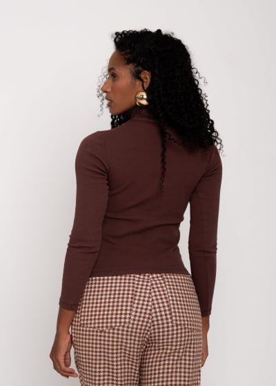 Blusa Afago Marrom