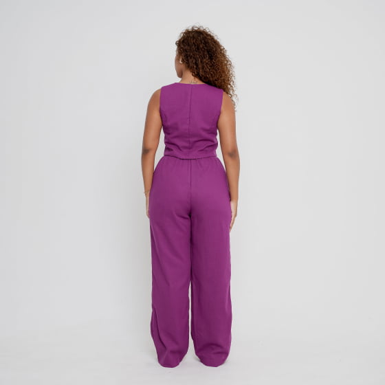 Calça Pantalona Aura Roxa