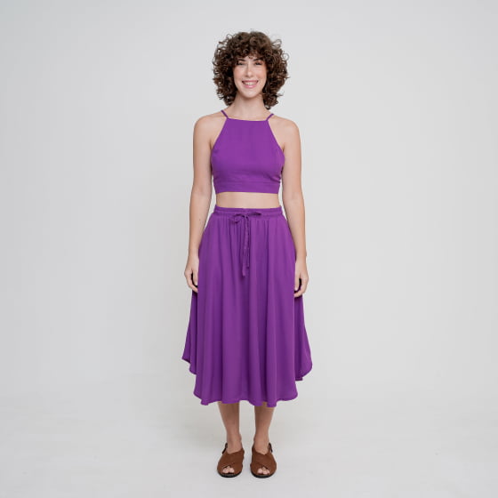 Cropped Unic Roxo