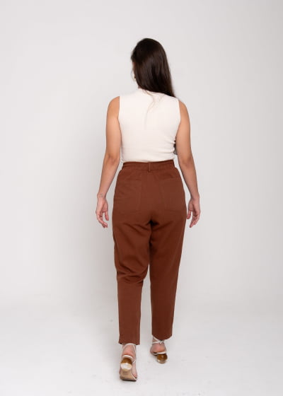 Calça Alfaiataria Elo Cacau Eco // Algodão BCI