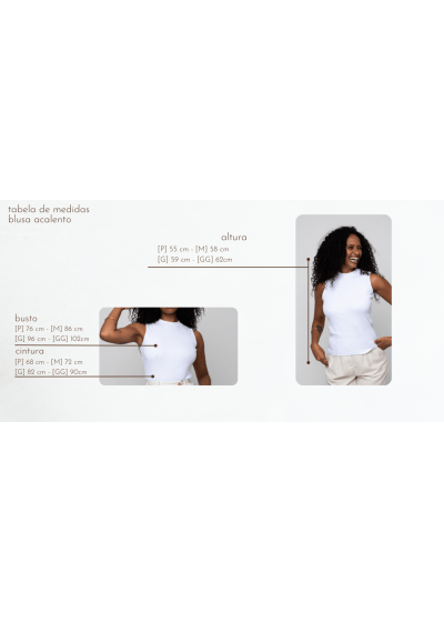 Blusa Acalento Branca