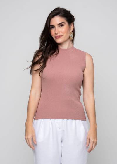 Blusa Acalento Goiaba