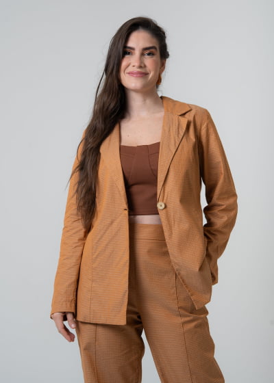 Blazer Aconchego Mostarda