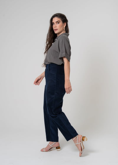 Calça Baggy Conectar Azul