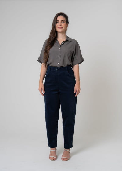 Calça Baggy Conectar Azul