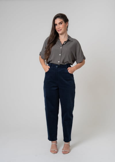 Calça Baggy Conectar Azul