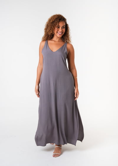 Vestido Balanço Cinza