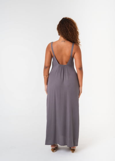 Vestido Balanço Cinza