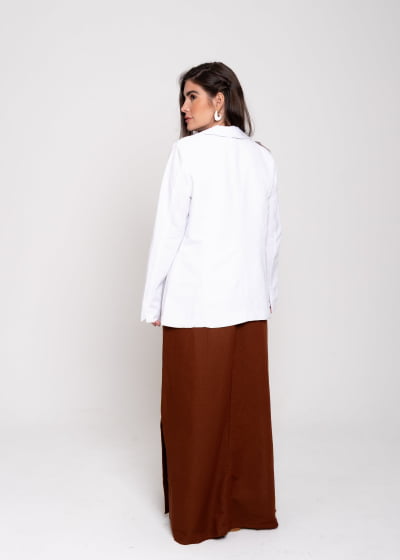 Blazer Aconchego Branco // Tecido sustentável 