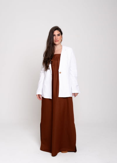 Blazer Aconchego Branco // Tecido sustentável 