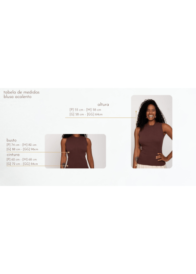 Blusa Acalento Marrom
